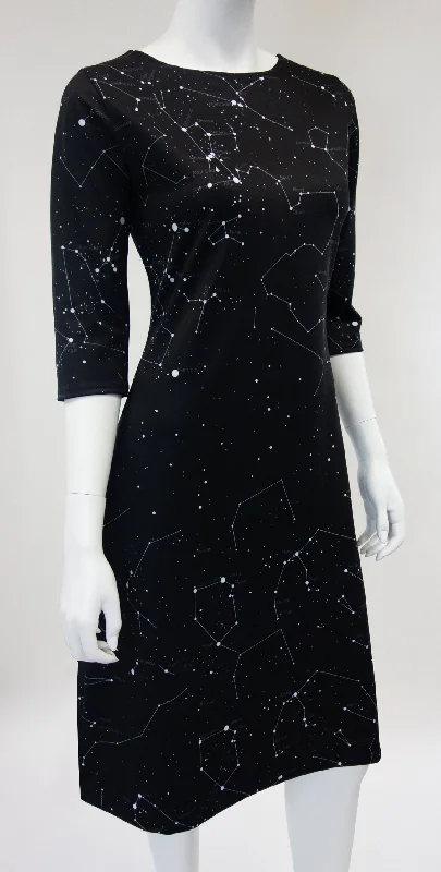 Constellation Dress Crew Neckline Sporty