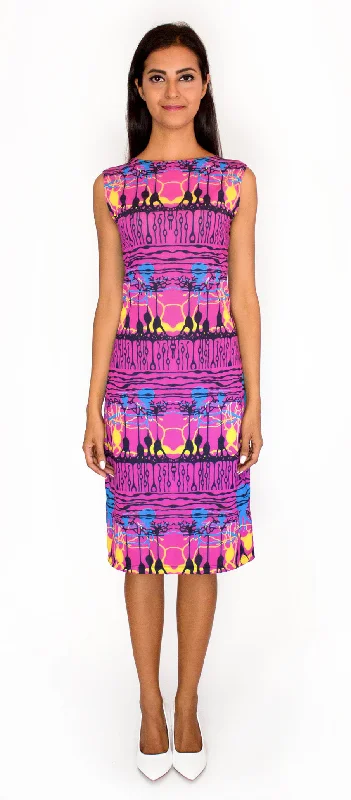 Neuroscience Retina Dress Tunics Print Colorful