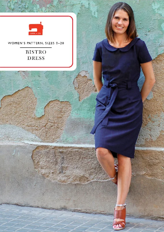 PDF Pattern - Bistro Dress | Liesl + Co Tunics Solid Classic