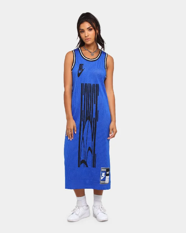 Nike Women's Nike Sportswear Jersey Dress Royal/Black Tunics Lace romantic