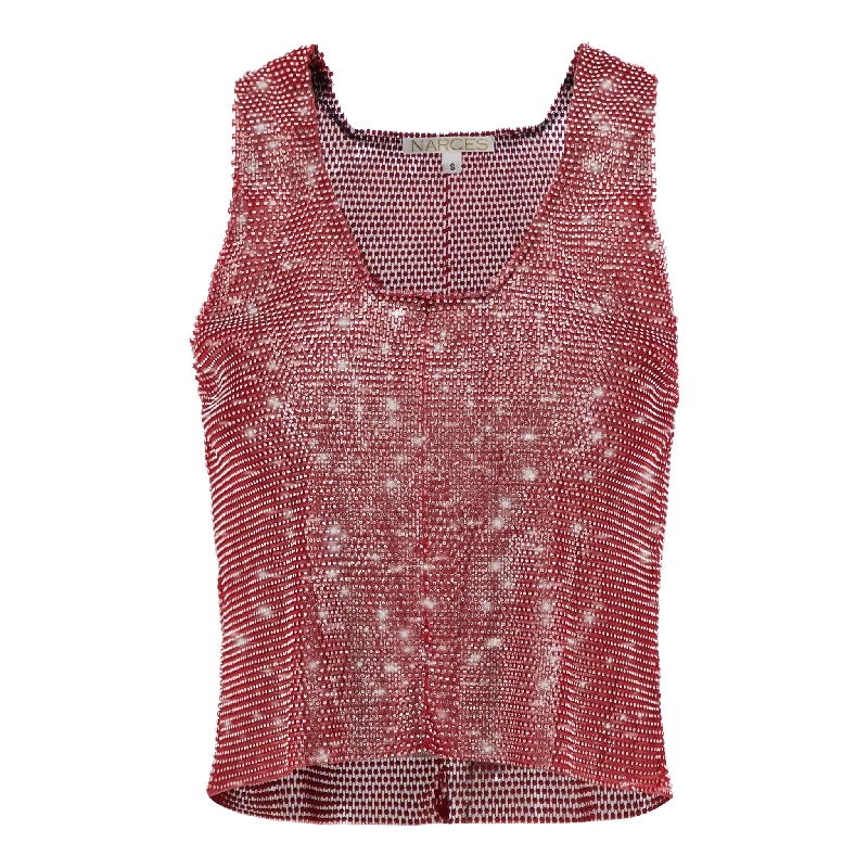 Rouge Crystal Tank sleep tank top