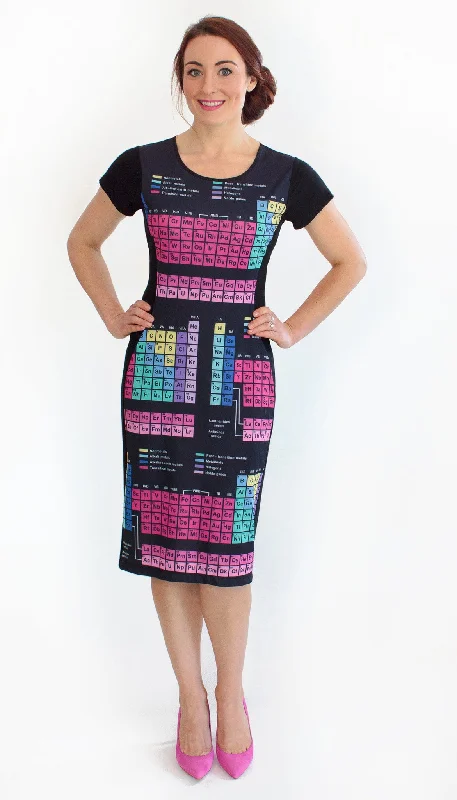 Periodic Table Dress Tunics stripes playful