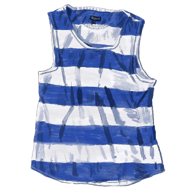 Sausalito Tank teal tank top