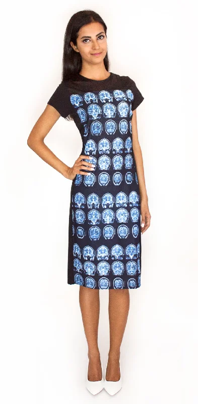 Brain Scan MRI Dress Tunics Canvas sturdy