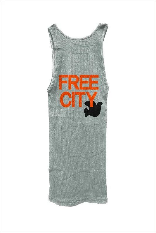 FREECITY Supervintage Tank Silver open back tank