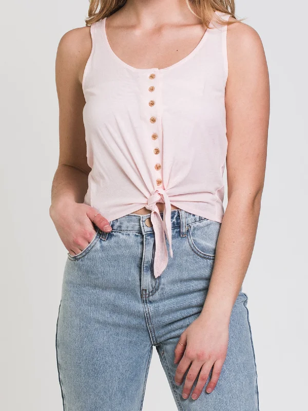 HARLOW ALICIA TIE-UP TANK - CLEARANCE basic tank top