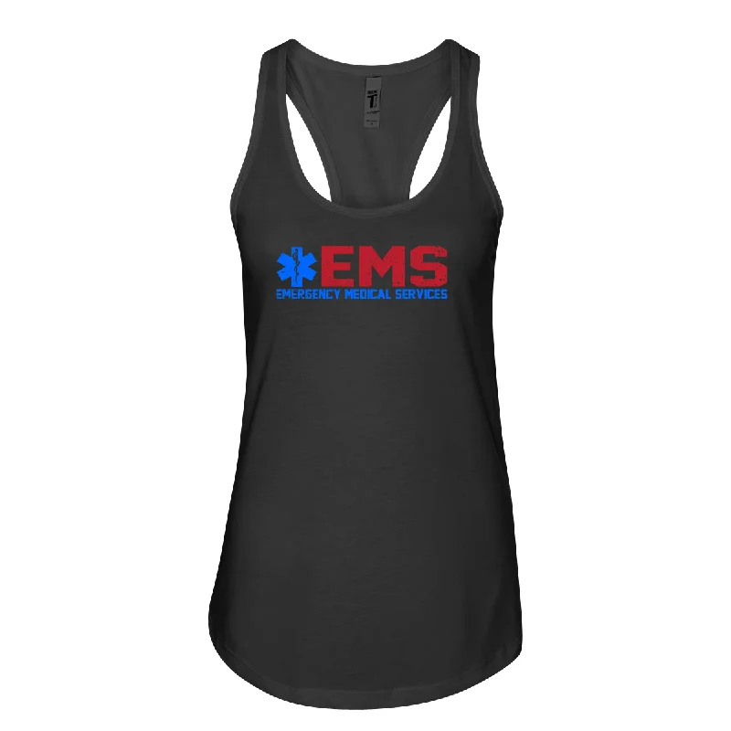 American EMS Women's Racerback Tank bright tank top