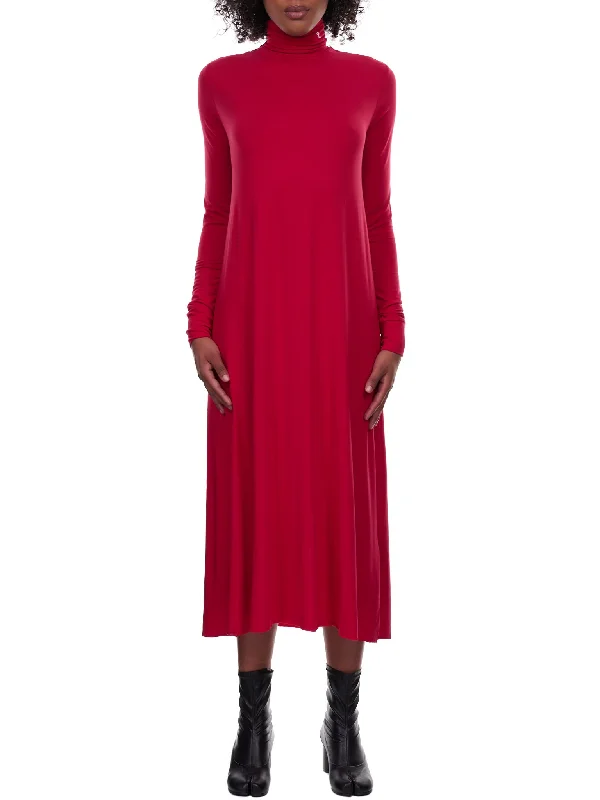 Sous Pull Dress (212-W459-RED) Tunics Stylish elegant