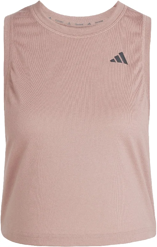 Women's Train Essentials Boxy Workout Tank Top cold shoulder tank