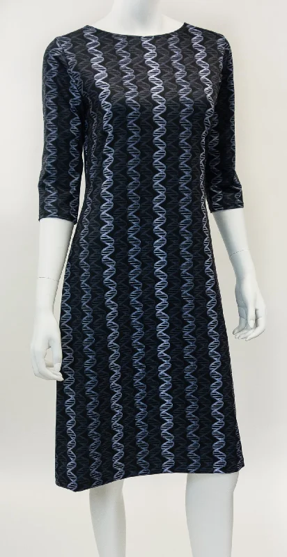 DNA Double Helix Dress Tunics Velvet soft