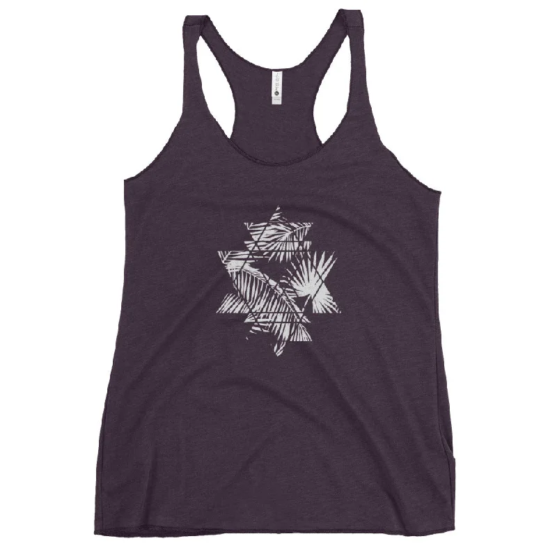 Kaleidoscope Racerback Tank navy tank top