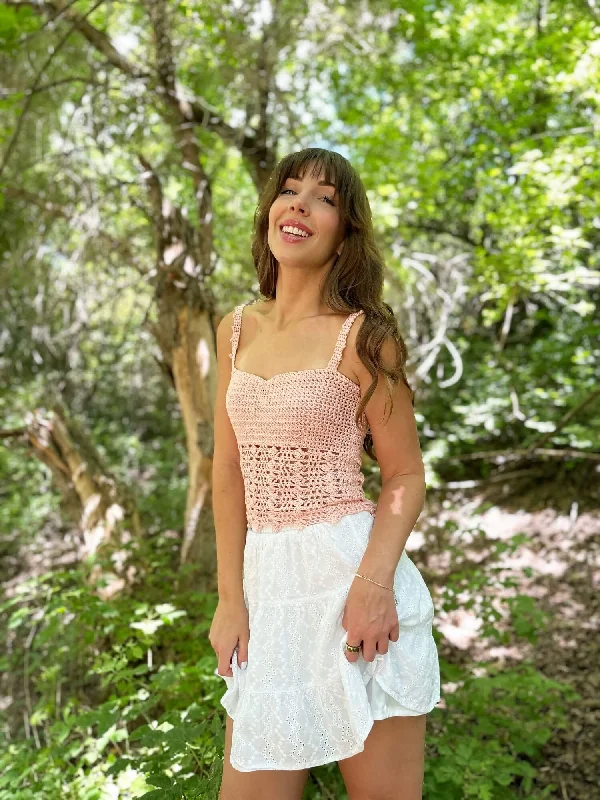 Crochet Kit - Summer Blush Tank cozy tank top