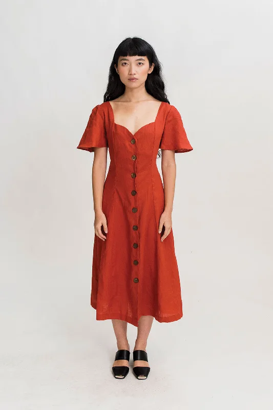 Sunday Dress in Paprika Tunics Chic fashionable