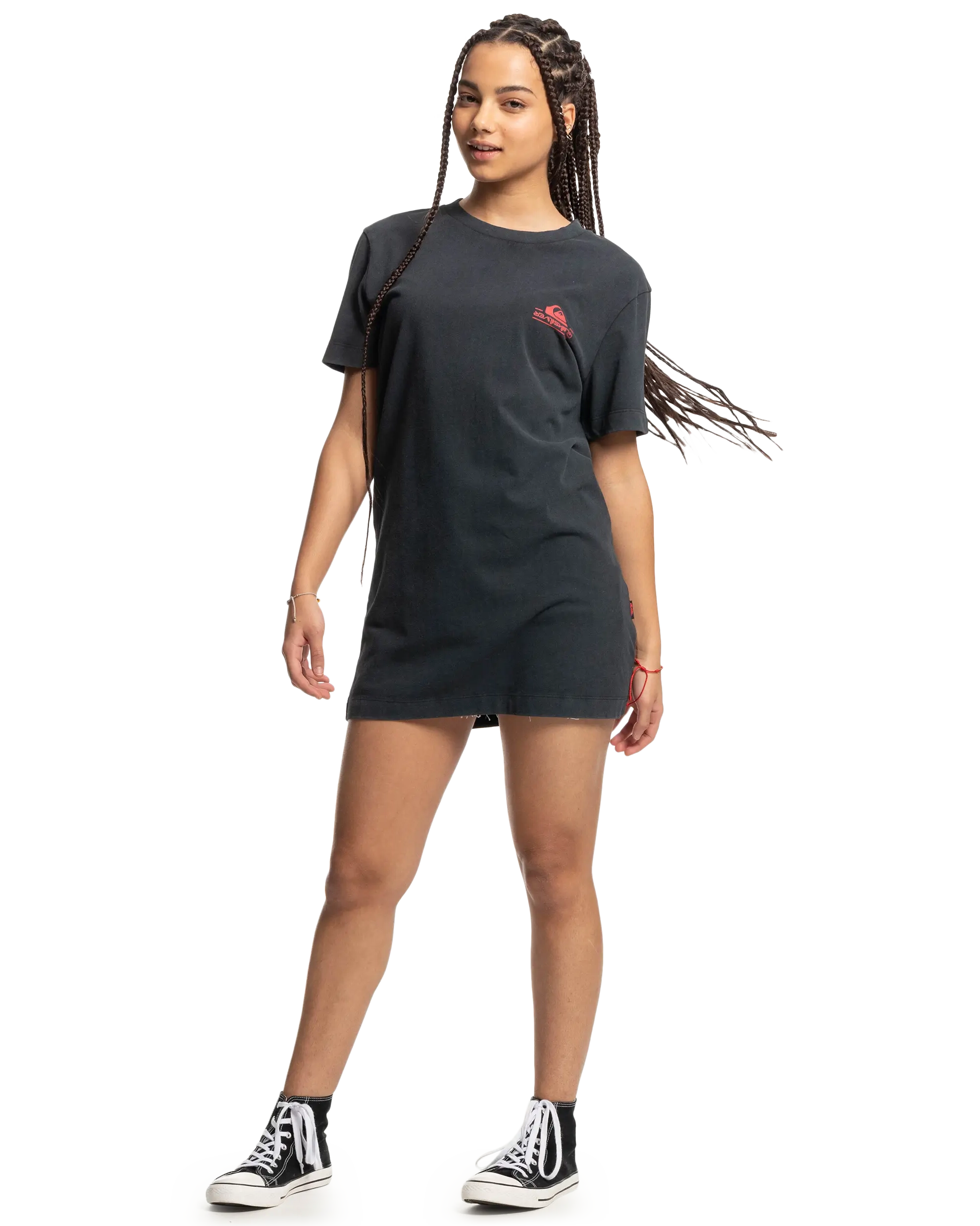 Stranger Things Upside Down Tee Dress in Black Tunics Essential wardrobe