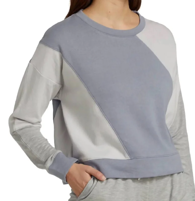 Morning Star Pullover In Sky Leg Sleeve Comfort