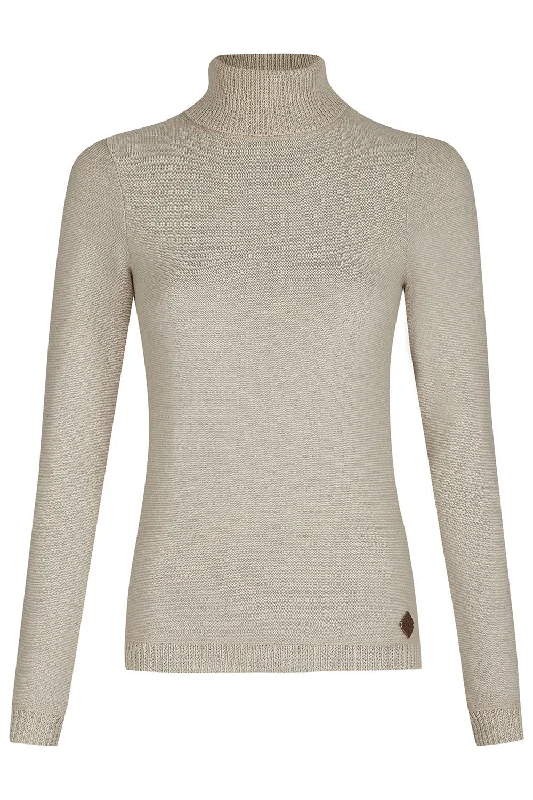 Damen Pullover Nelenia Mock Neck Pullover