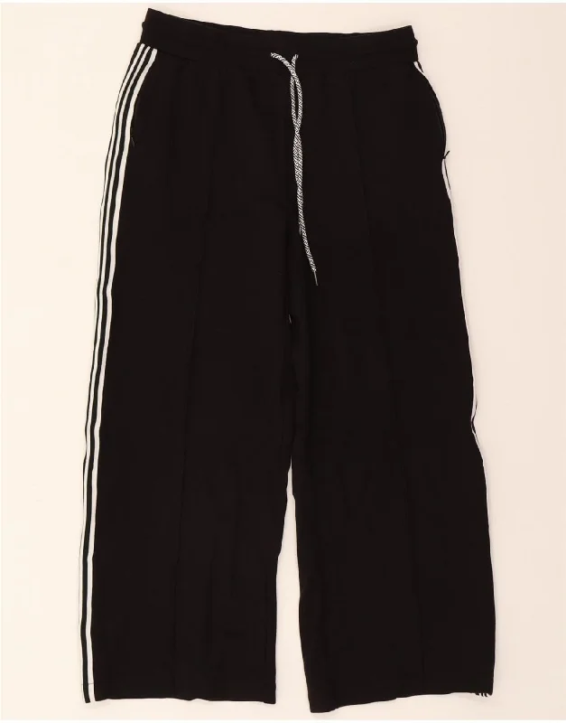 MARKS & SPENCER Womens Tracksuit Trousers UK 12 Medium  Black Viscose Trousers Sale Discount