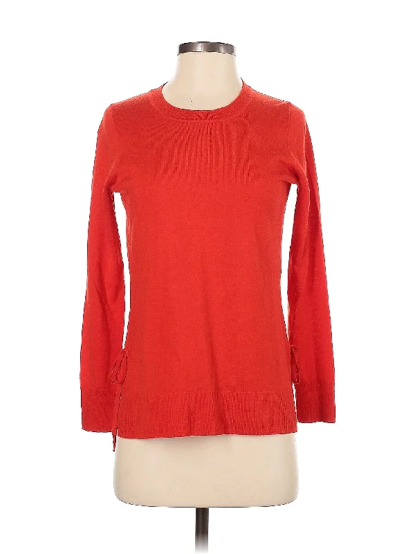 Wool Pullover Sweater Batwing Sleeve Top