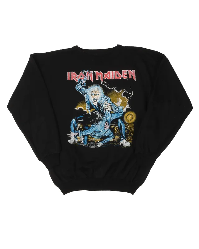 Iron Maiden Decapitation Sweatshirt Hoodie with Neon Bright Vibrant