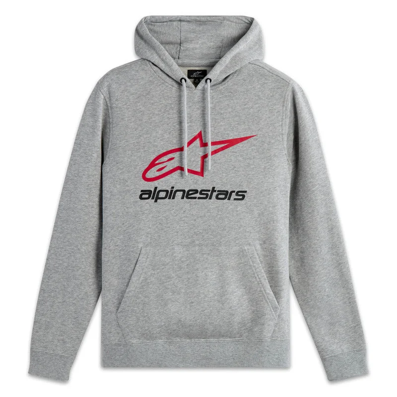 Alpinestars - Always Grey Red Hoodie Hoodie with Fur Luxurious Winter