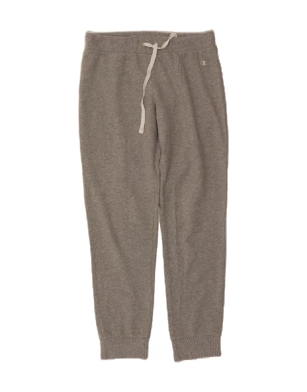 CHAMPION Womens Heritage Fit Tracksuit Trousers Joggers UK 14 Medium  Grey Trousers New Arrival