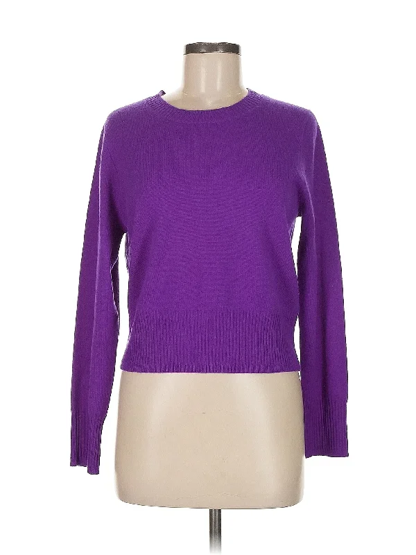 Cashmere Pullover Sweater Notched Neck Pullover