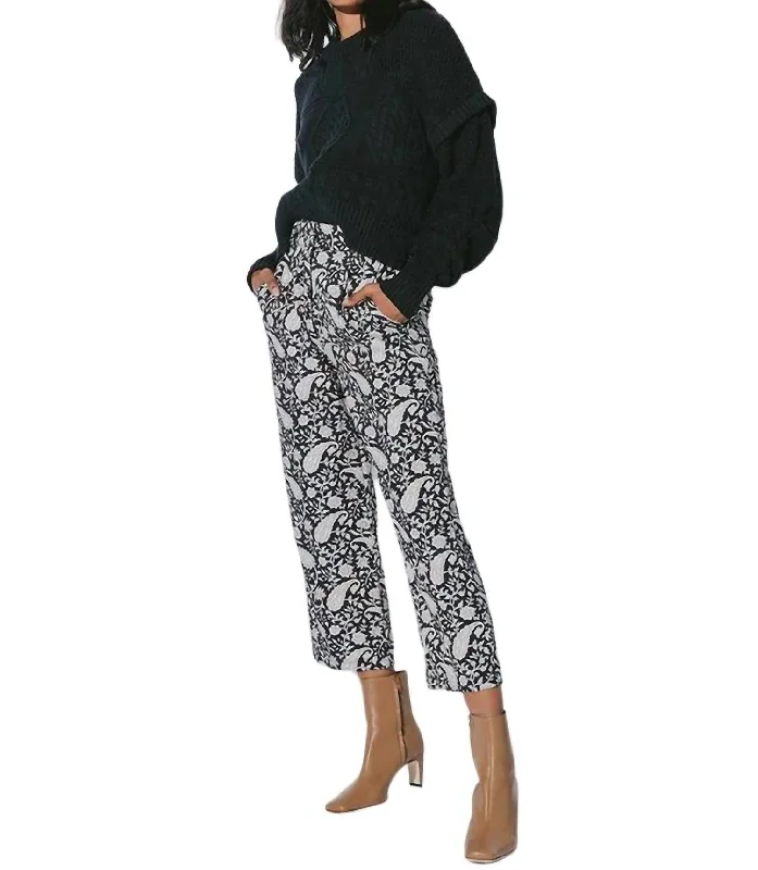 Dana Trouser In Paisley Trousers Polka Dot Cute