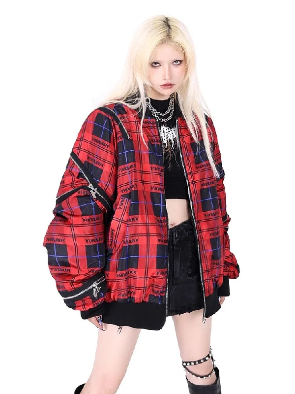 Multi-zip Stitching Quilted Jacket【s0000000361】 Insulated Jacket Fitted Jacket Loose Jacket