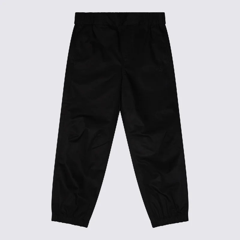 Burberry Trousers Black Trousers Canvas Durable