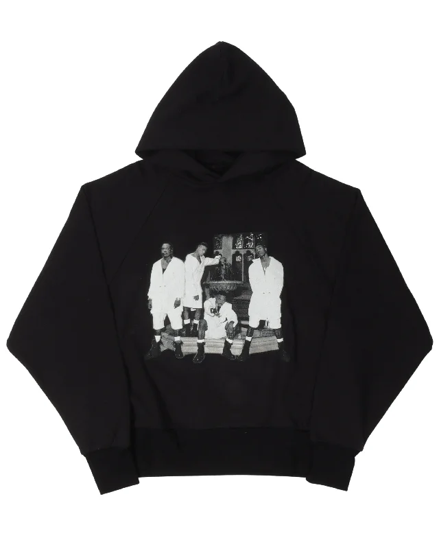 Reworked Vintage Jodeci Hoodie Hoodie with Monochrome Minimalist Simple