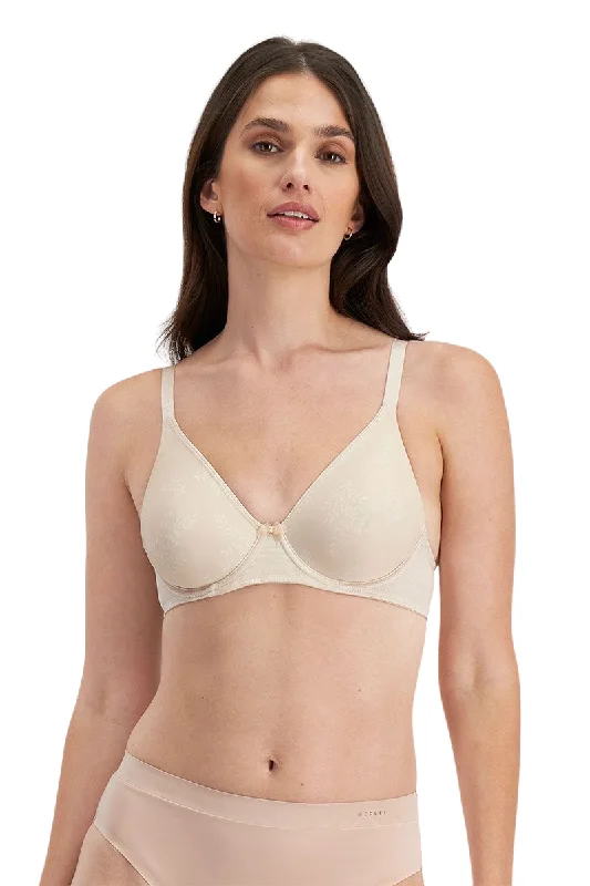 Berlei Sweatergirl Non-Padded Underwire Bra Soft Powder Welt Pockets Slit Pockets Flap Pockets