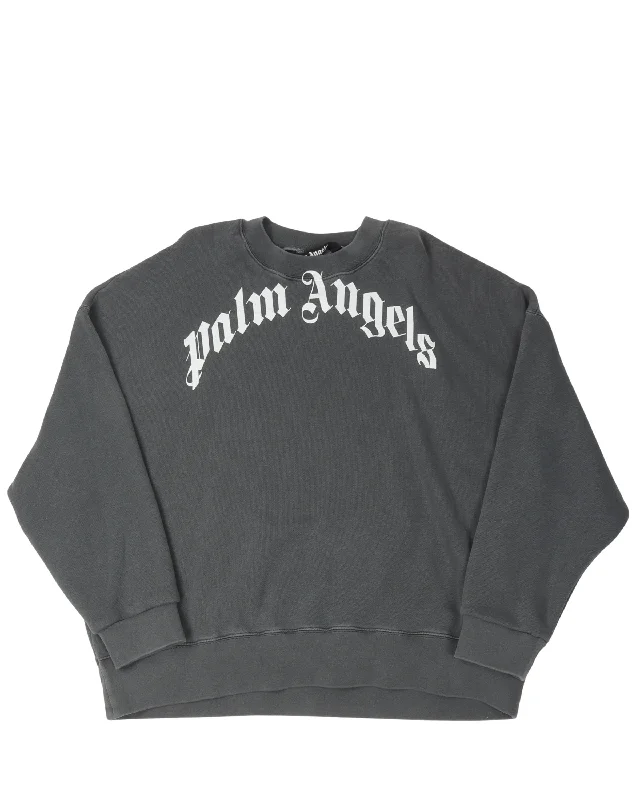 Graphic Sweatshirt Hoodie with Crew Neck Simple Timeless