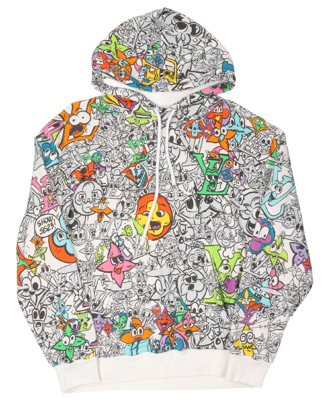 Comics Hooded Sweatshirt Hoodie with Strings Custom Fit Adjustable