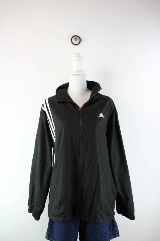 Vintage Adidas Jacket (XL) Knit Fabric Woven Fabric Fleece Fabric