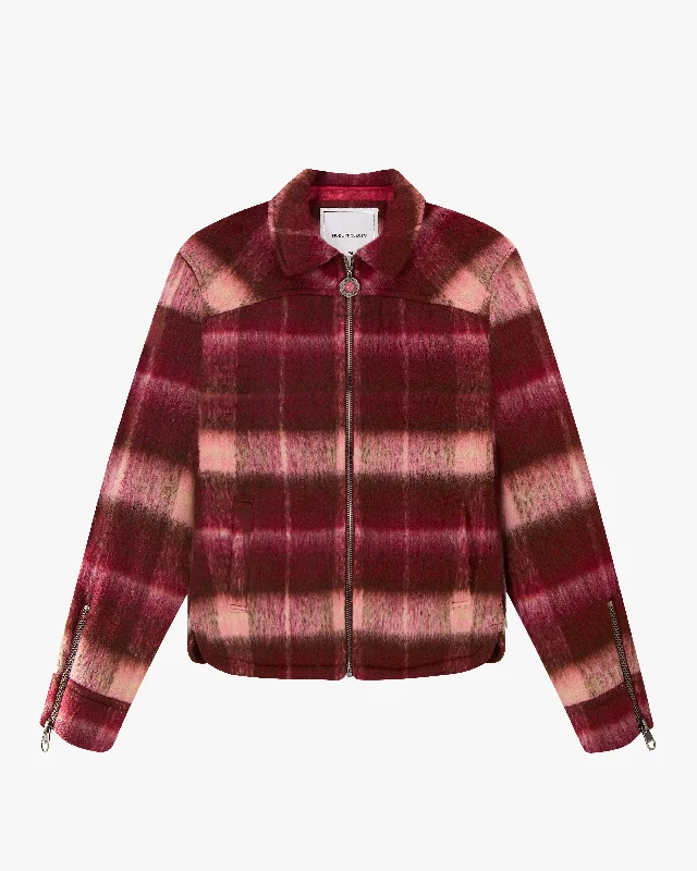 CHAUMONT JACKET RED Print Jacket Jacquard Jacket Embroidered Jacket