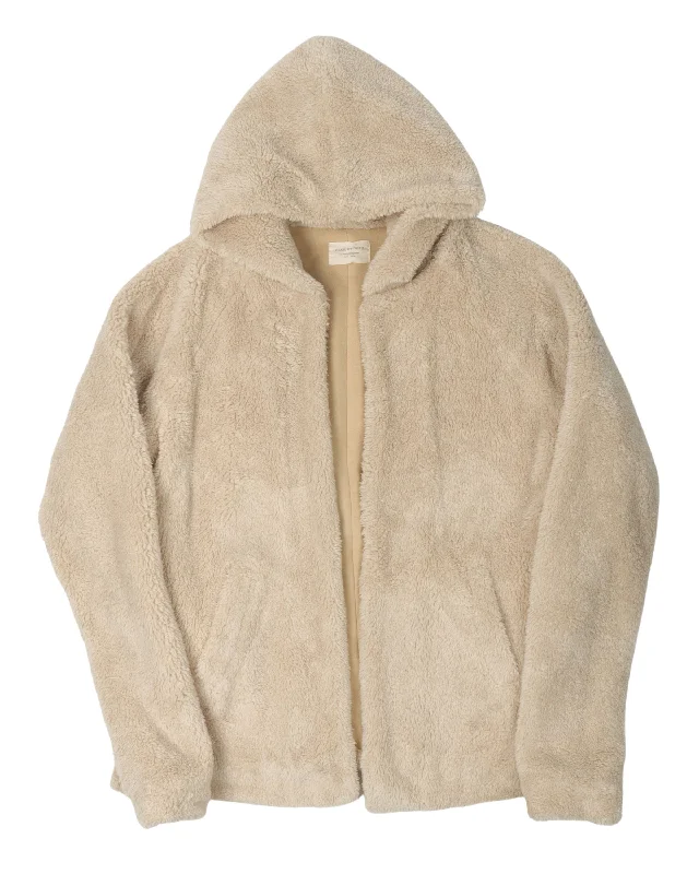 Fourth Collection Sherpa Hoodie Hoodie with Oversized Fit Loose Comfortable