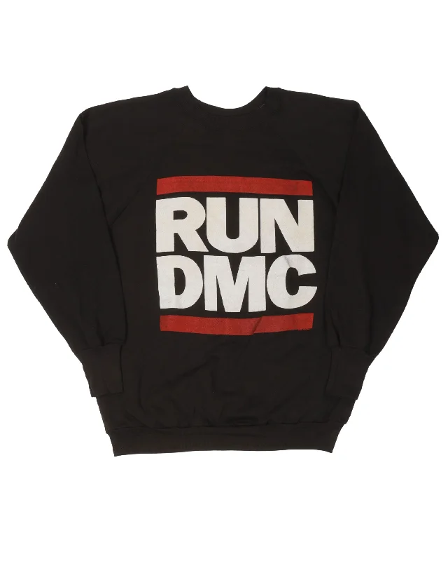 RUN DMC Sweatshirt Hoodie with Oversized Fit Loose Comfortable