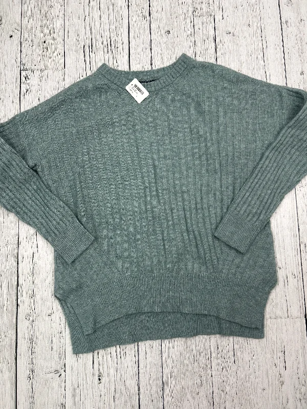 Abercrombie & Fitch blue sweater - Hers XS Spandex Rayon Corduroy