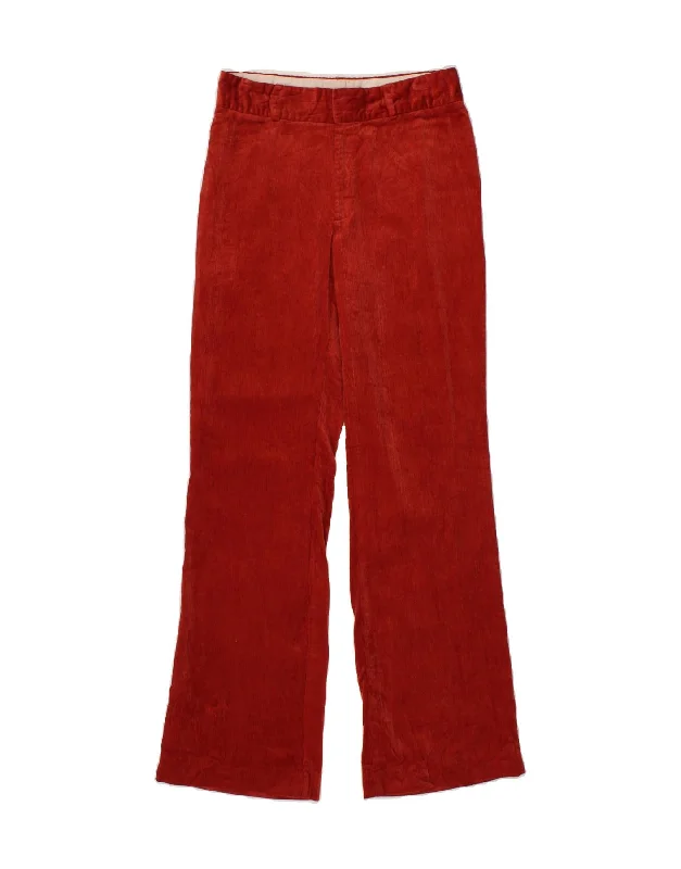 BANANA REPUBLIC Womens Bootcut Corduroy Trousers US 6 Medium W28 L31 Red Trousers Exclusive Limited