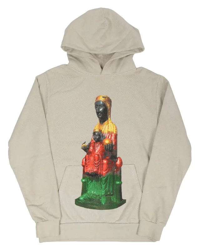 Buddha Hoodie Hoodie with Gradient Ombre Colorful