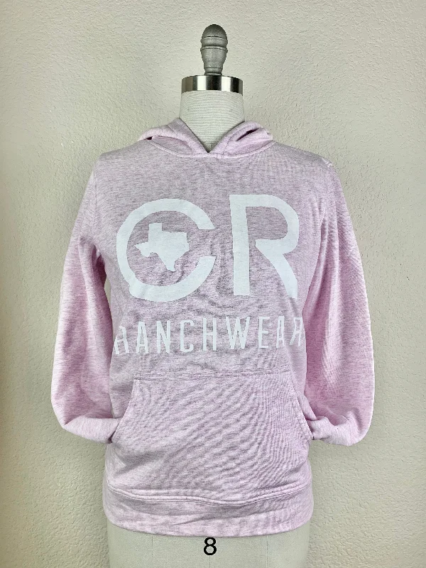 Women's CR Heathered Petunia Hoodie Graphic Hoodie Design Print