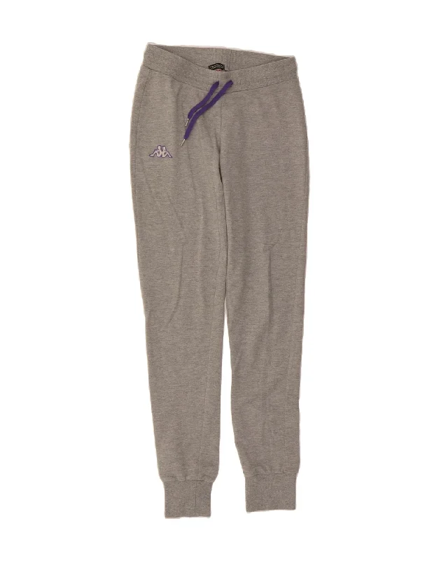 KAPPA Womens Tracksuit Trousers Joggers UK 14 Large  Grey Trousers Bestseller Popular