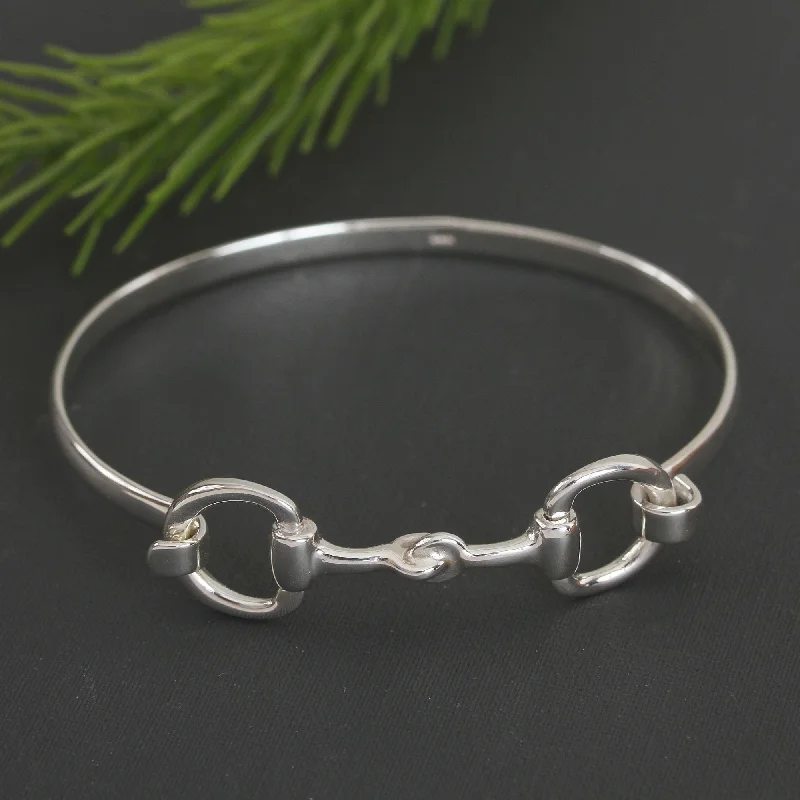The Ultimate Jewelry Sale – Shop Premium Styles Beautiful Link Taxco Sterling Silver Bangle Bracelet Crafted in Mexico