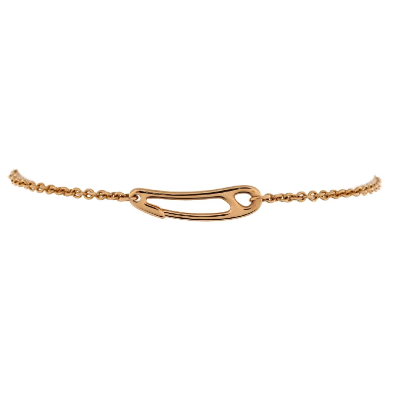 Shop Fine Jewelry With Amazing Deals Chaine d'Ancre Punk Bracelet 18K Rose Gold Mini