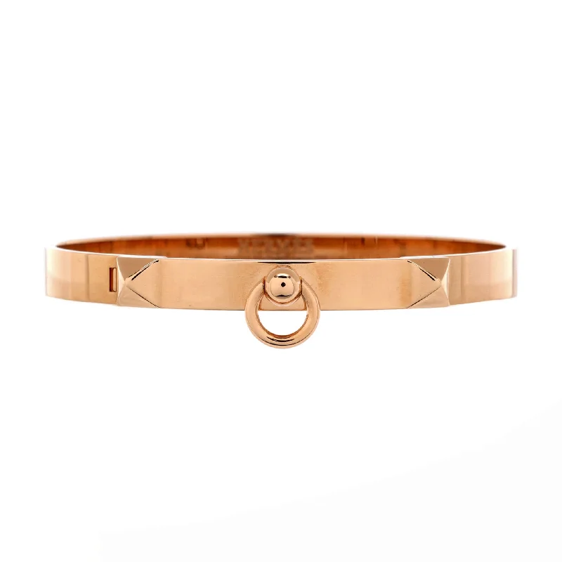 Jewelry Sale Bonanza – Grab Your Sparkle Now Collier de Chien Bracelet 18K Rose Gold Small