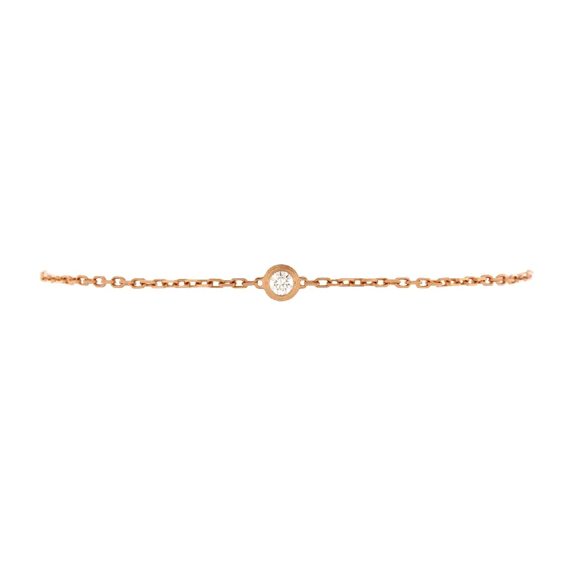 Jewelry Sale – Exclusive Styles At Lower Prices D'Amour Bracelet 18K Rose Gold and Diamond Small