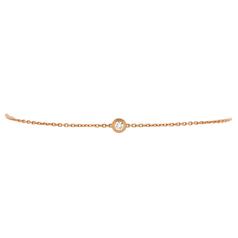 Must-Have Jewelry Pieces At Reduced Prices D'Amour Bracelet 18K Rose Gold and Diamond XS