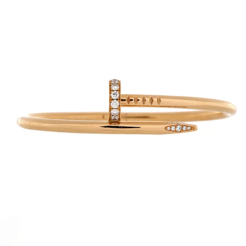 Clearance Sale On High-End Jewelry Collections Juste un Clou Bracelet 18K Rose Gold with Diamonds Classic