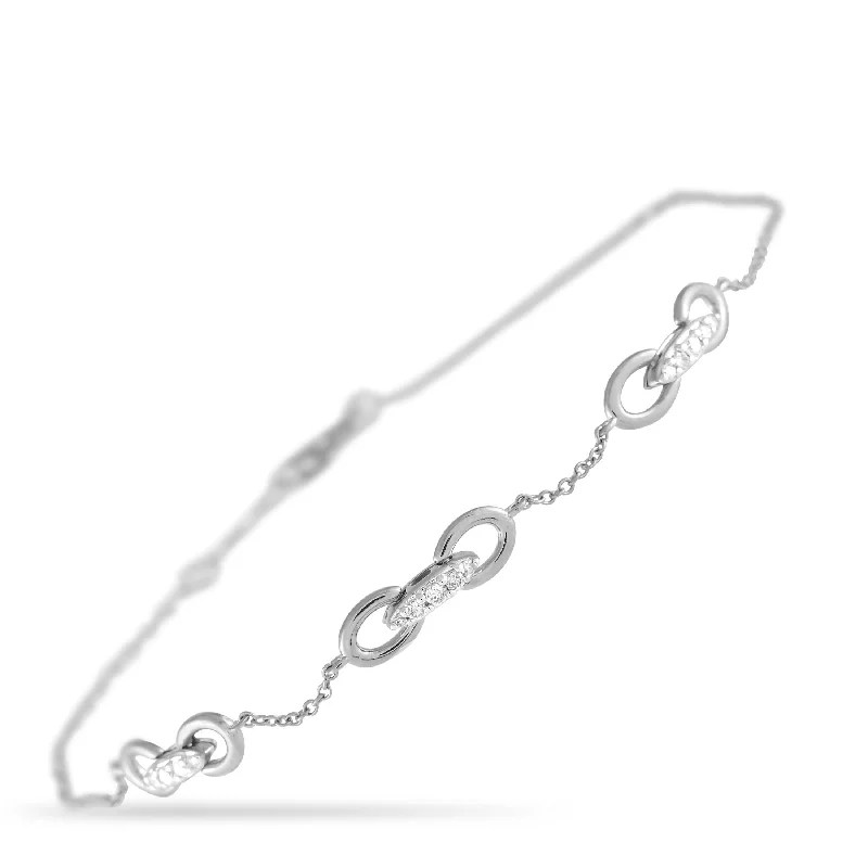 Seasonal Jewelry Deals – Elevate Your Style LB Exclusive 14K Yellow Gold 0.15ct Diamond Bracelet BR09855-W