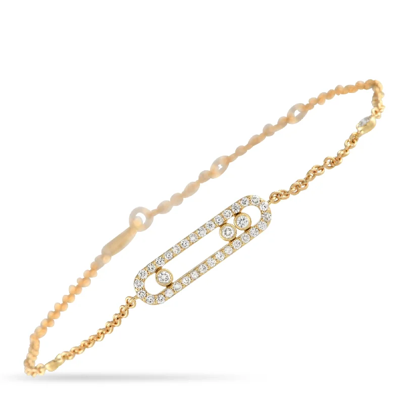 Huge Savings On Timeless Jewelry Collections LB Exclusive 18K Yellow Gold 0.45ct Diamond Bracelet BR09918-Y